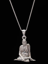 Shri Swami Samarth Vintage Sterling Silver Pendant