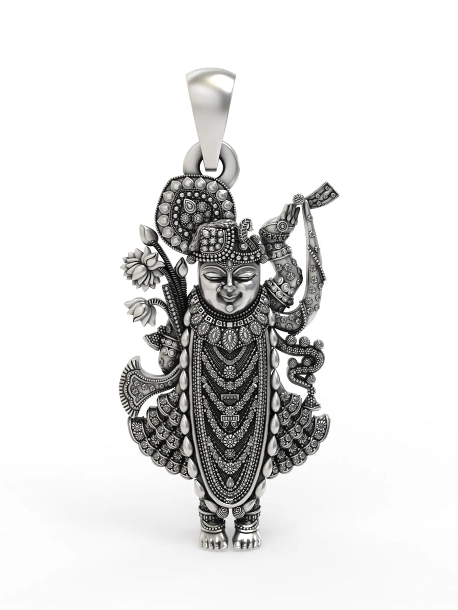 Shrinathji Sterling Silver Pendant