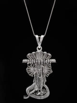 Vishvarupa of Lord Vishnu Sterling Silver Pendant
