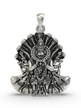 Lord Narasimha Fourth Avatar of Vishnu Silver Pendant