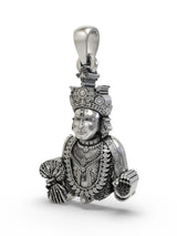 Swaminarayan Sterling Silver Pendant