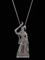 Karuppasamy Folk Deity Sterling Silver Pendant