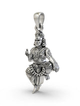 Lord Sastha Sterling Silver Pendant