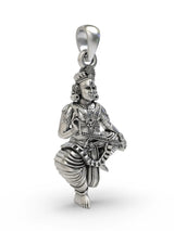 Lord Sastha Sterling Silver Pendant