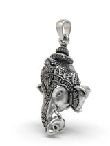 Lord Ganesha Face Sterling Silver Pendant