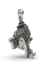 Lord Ganesha Face Sterling Silver Pendant