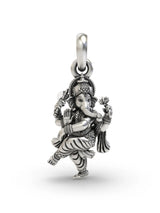 Nritya Ganapati Polished Sterling Silver Pendant