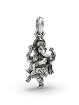 Nritya Ganapati Polished Sterling Silver Pendant