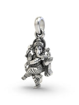 Nritya Ganapati Polished Sterling Silver Pendant