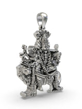 Goddess Pratyangira Sterling Silver Pendant