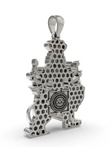 Goddess Pratyangira Sterling Silver Pendant