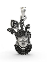 Shrinathji Face Sterling Silver Pendant