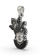 Shrinathji Face Sterling Silver Pendant