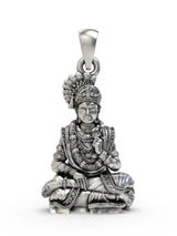 Swaminarayan Deity Sterling Silver Pendant