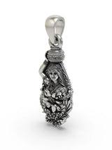 Radha Rani with Matki Sterling Silver Pendant
