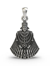 Khatu Shyam Baba Vintage Polish Sterling Silver Pendant