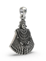 Khatu Shyam Baba Vintage Polish Sterling Silver Pendant