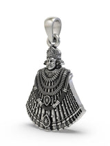 Khatu Shyam Baba Vintage Polish Sterling Silver Pendant