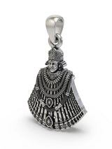 Khatu Shyam Baba Vintage Polish Sterling Silver Pendant