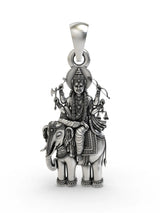 Lord Brihaspati Guru of the Devas Sterling Silver Pendant