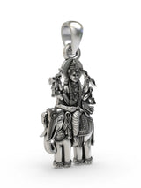 Lord Brihaspati Guru of the Devas Sterling Silver Pendant