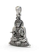Goddess Annapurna Sterling Silver Pendant