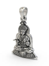Goddess Annapurna Sterling Silver Pendant