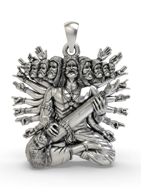 Dashanan Ravana Sterling Silver Pendant