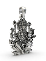 Panchmukhi Lord Shiva Sterling Silver Pendant