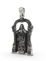 Tirupati Balaji and Goddess Lakshmi Sterling Silver Pendant