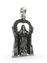 Tirupati Balaji and Goddess Lakshmi Sterling Silver Pendant