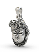 Shrinathji Face Sterling Silver Pendant