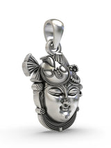 Shrinathji Face Sterling Silver Pendant