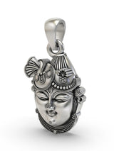 Shrinathji Face Sterling Silver Pendant