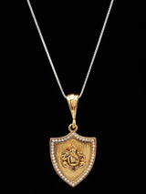Lord Ganesha Devotional Brass Pendant