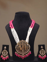 Ram Darbar Multi Strand Beaded Long Necklace Set