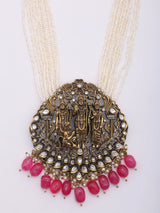 Ram Darbar Multi Strand Beaded Long Necklace Set