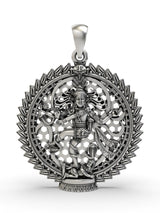 Nataraja Sterling Silver Pendant