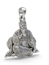 Shri Guru Nanak Devotional Sterling Silver Pendant