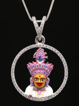 Hari Krishna Maharaj Sterling Silver Pendant