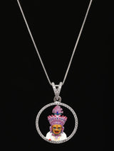 Hari Krishna Maharaj Sterling Silver Pendant