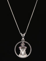 Hari Krishna Maharaj Sterling Silver Pendant