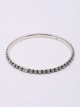 Sterling Silver Bangles Pair in Polished Finish