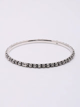 Sterling Silver Bangles Pair in Polished Finish