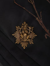 Chaturbhuja Lord Ganesha Brass Brooch