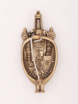 Lord Venkateswara Brass Devotional Brooch