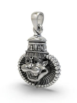 Narasimha Face Sterling Silver Pendant