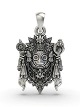 Lord Jagannath Sterling Silver Nose Pin