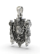 Lord Jagannath Sterling Silver Nose Pin