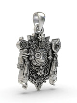 Lord Jagannath Sterling Silver Nose Pin